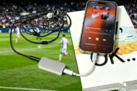 Adaptateur HiFi pour matchs de football en direct, DAC/AMP contrôlé par application, PCM 32 bits/768 kHz, faible distorsion, sortie 3,5/4,4 mm, améliorez votre expérience sportive