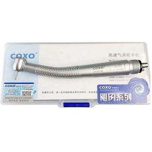 Dentaire <span class=keywords><strong>COXO</strong></span> <span class=keywords><strong>CX207</strong></span>-W bouton poussoir pièce à main Air Turbine pièces à main haute vitesse outils de dentisterie - Product Image 1