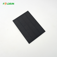 Panneau solaire Foldsun ETFE-169.2*116.2MM PERC, efficacité 23%, 3W 2.5V, sortie USB, chargeur portable, batterie externe pour smartphone, camping