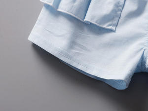 Fabricante Chino de Ropa para Niños Cotto Baba, Conjuntos de Camisas para Bebés, Trajes de Pantalones Cortos de Mezclilla para Niñas con Tops - Product Image 6