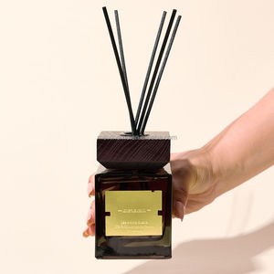 Diffuseur <span class=keywords><strong>de</strong></span> <span class=keywords><strong>parfum</strong></span> d'ambiance en verre carré <span class=keywords><strong>de</strong></span> 100 ml avec bouchon à vis pour huiles essentielles - Product Image 4