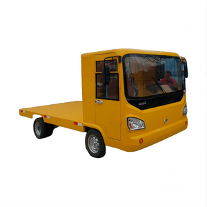 Eco-friendly Electric Flatbed <b>Transportation</b> Vehicle Railroad Construction Flatbed Truck - Product Image 2