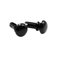 Cache-filtre purificateur d'air en plastique à rivets à pression, clip de fixation pour appareil électroménager, fixation rapide sans outil, broche en nylon noir