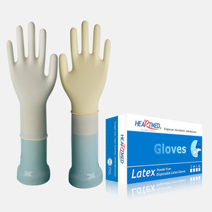 Guantes de látex para examen, sin polvo, no quirúrgicos, desechables, industriales. - Product Image 2