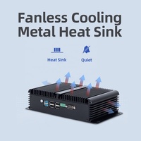 XCY Pfsense Mini PC N100 4 Port Ethernet Tanpa Kipas Firewall Motherboard Server Router Nirkabel Linux yang Dapat Disesuaikan