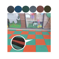 Indoor Outdoor Spielplatz Park Garten Kindergarten Geräusch reduzierung Gummi boden Fitness studio Gummimatten Bodenfliesen