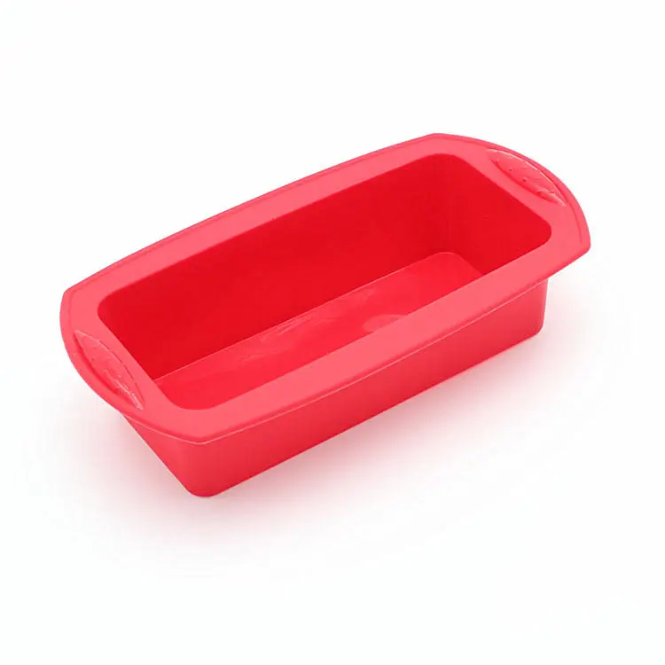 New Style Bakeware Loaf Bread Baking Dish Toast Cheese Box Muffin Cupcake Chocolate Fondant Molds Rectangle Silicone Soap Mold