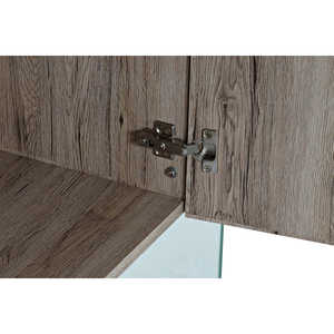 TEMPERED <b>GLASS</b> <b>SIDEBOARD</b> MDF 120X44X120 NATURAL - Product Image 2