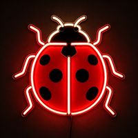 Individuelles Acryl-LED-Neon-Schild 'Trick or Treat' Halloween-Kürbis Wanddekoration Wasserdicht für Innen und Außen Party Zuhause Kinderzimmer