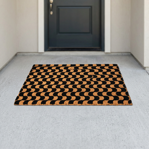 Modern PVC Backed Coir <b>Mat</b> Durable Non Slip Eco Friendly Washable Machine Made Solid Color Indoor Outdoor Door <b>Mat</b> - Product Image 3
