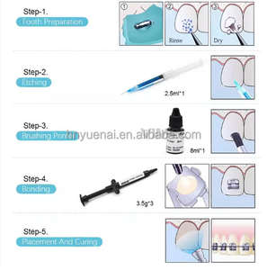 Kit Odontológico Profissional de Ortodontia com Sistema de Fotopolimerização, Gel Azul de 37% para Gravação, Adesivo Composto para Ligação de Brackets Plásticos e Metálicos - Product Image 6