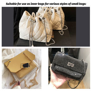 Correa de Cadena Metálica para Bolso en Existencia, Cadena Cubana Dorada, Negra, con Cierre de Langosta, Correa de Repuesto Ajustable para Bolso - Product Image 3