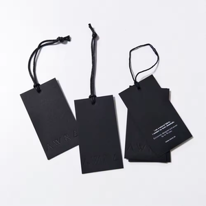 Tùy Chỉnh Thương Hiệu Riêng Logo Quần Áo Nhãn Quần Áo May Mặc Kích Thước Thẻ Bán Giá Nhãn Đu Thẻ Nhãn Hàng May Mặc - Product Image 5