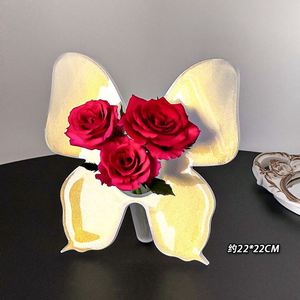 Vase Papillon Moderne en Acrylique Style Art Déco – Décoration Créative et Mignonne pour Bureau, Mariage et Maison - Product Image 3