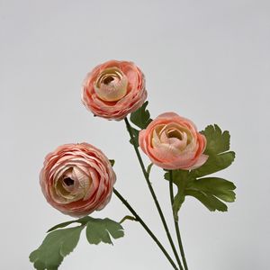 Artificial Lotus <b>Flower</b> 3-Headed <b>Silk</b> High Simulation Wedding Home Decor - Product Image 4