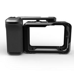 Kit de poignée pour <span class=keywords><strong>caméra</strong></span> DJI Osmo <span class=keywords><strong>Action</strong></span> 6, ensemble de support de poignée avec cage, fixation rapide, bouton d'obturateur, sabot froid, sangle de poignet - Product Image 4