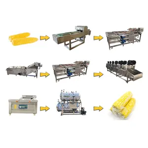 High Reta Of Rebuy Made In China Complete Set Configuration Complete Set Of Frozen Sweet Corn Production Line