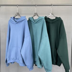 Sudadera con capucha unisex de gran tamaño personalizada, chándal de algodón para hombre, Sudadera con cuello con capucha y logotipo estampado para uso en invierno de talla grande - Product Image 5