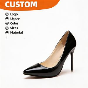Scarpe con Tacco a Spillo in PU Lucido, Eleganti e Raffinate, Punta Affusolata, Tacco Ultra Sottile che Allunga la Linea delle Gambe - Product Image 6