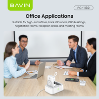 BAVIN PC1130 20000mah 22.5W Travel 15W Fast Wireless Charging Power Bank avec câble de chargeur de type C