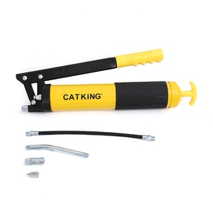 Pistola de Engrase <span class=keywords><strong>Manual</strong></span> de Alta Presión con Mango de Acero, 400cc, Profesional, Resistente, C05010-E, 38x12x5.5cm, <span class=keywords><strong>Precio</strong></span> de Fábrica - Product Image 2