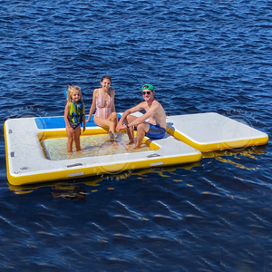 Plataforma Flotante Inflable para Lago o Piscina, con Capacidad para 100-500 kg, Certificación CE, Ideal para Moto Acuática, Bote o Hamaca Acuática - Product Image 2