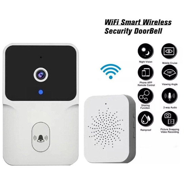 New Arrival Smart Doorbell Wireless Door Camera Bell Wifi Video Wireless Smart Doorbell Monitoring BOOMING