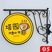 Boîte lumineuse publicitaire LED double face suspendue pour extérieur, étanche et lumineuse, pour les magasins de détail et les restaurants