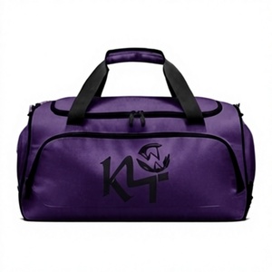 Sac de sport KLTW violet grande capacité, imperméable, pour voyages, sports et fitness, pour femmes et hommes, utilisation en extérieur et en salle de sport - Product Image 1