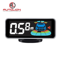 Détecteur de radar de recul automatique Capteur de stationnement de voiture avec 8 capteurs Alarme LCD Aide à l'inversion de voiture