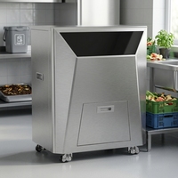 Composteur de déchets de cuisine d'hôtel, machine électrique à élimination des déchets sans odeur, broyeur de déchets alimentaires commercial