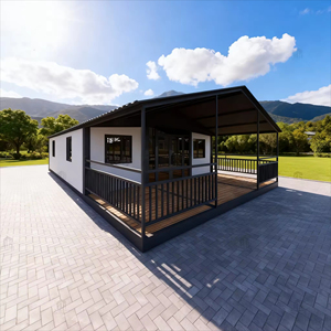 Villa préfabriquée de luxe extensible de 20 pieds ou 40 pieds avec 3 chambres, maison conteneur préfabriquée portable - Product Image 1