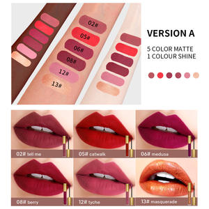 ชุดลิปสติกเนื้อแมท6ชิ้นชุดลิปสติกเนื้อแมท - Product Image 6