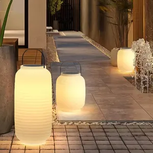 China Wholesale Portable 16 Colors Rgb Waterproof Smart Decorative Remote Outdoor Lantern Stake Garden Solar Pathway Lights