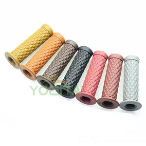 อะไหล่มอเตอร์ไซค์สั่งทำขายส่ง Yocita คุณภาพสูงแบบใหม่ สไตล์จีน จับกระชับมือ ไม่ลื่น ยางอะลูมิเนียม ปลอกแฮนด์แบบเพชร - Product Image 2