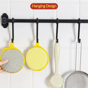 Spugna lavabile riutilizzabile spugne lavabili doppio lato spugna magica per lavare piatti cose utili per la cucina strumenti puliti - Product Image 2