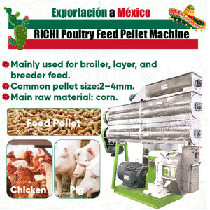 Richi chuyên nghiệp điện Thức ăn viên máy-nổi cá nhỏ tôm ngựa thỏ động vật Thức ăn viên Mill cho động vật - Product Image 4