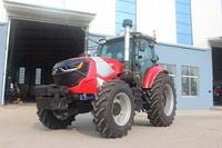 Tractor Agrícola de 40-200 HP con Tracción en las 4 Ruedas y Implementos Completos |   Máquina Agrícola Multifuncional con Remolque y Cultivador