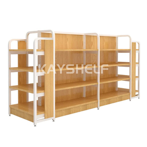 Kệ Siêu Thị Kiểu Gỗ Gondola Cửa Hàng Có Thể Điều Chỉnh - Product Image 2