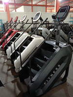 Machine à monter les escaliers électrique, grande taille, pour entraînement aérobie, équipement de fitness pour salle de sport, usage commercial, transmission intégrale