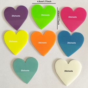 8 Colors 160 Sheet PET Transparent Sticky Note <b>Memo</b> <b>Pad</b> Scrapes Stickers Waterproof Clear Notepad for School Stationery Office - Product Image 5