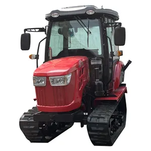 Agricultural machinery purchase factory direct sale CE certification crawler tractor with cabin