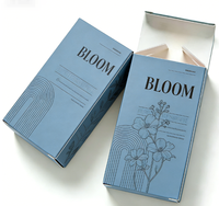 Boîte et emballage de bougies vides recyclables avec logo personnalisé, impression de logo, boîte en papier kraft coloré avec inserts pour cosmétiques et soins de la peau
