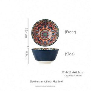 Juego de Vajilla Nórdica, Platos Surtidos, Bandeja para Hornear, Diseño de Dibujos Animados, Cerámica de Gres, 5 Colores, Logotipo Personalizado, para Bodas y Fiestas - Product Image 6
