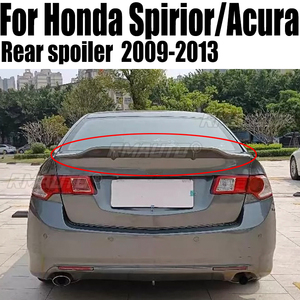 สปอยเลอร์สำหรับ Honda Spirior/Acura Tsx ปี 2009-2013 คาร์บอนไฟเบอร์เงา 100% ปีกหลังแบบสปอร์ต อุปกรณ์ตกแต่งชุดแต่ง - Product Image 1