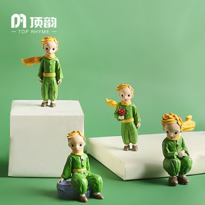 Top Rhyme Prince Resin Ornament Miniature Handmade Home Desktop Car Decor Sculpture Decoration Gift - Product Image 4