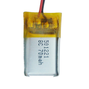 Small lipo battery 501221 3,7 V 70 mAh lithium ion polymer Rechargeable battery - Product Image 5