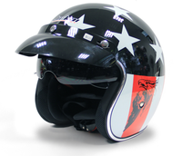 ZoomLon Usine En Gros Open Face Rétro Casque De Moto ABS Personnalisable Évacuation De L'humidité Riding Gear Casque Support OEM ODM