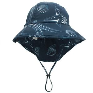 Sombrero de Protección Solar con Imagen de Dibujos Animados para Niños, Sombrero de Pescador de Ala Ancha para Viajes de Verano, Juegos y Pesca, con Correa para la Barbilla - Product Image 5