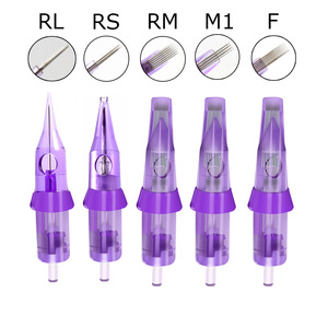 Kim phun xăm dùng một lần, màng tiệt trùng, kim phun xăm RL RS RM M1 cho máy xăm quay, nhiều kích cỡ - Product Image 2